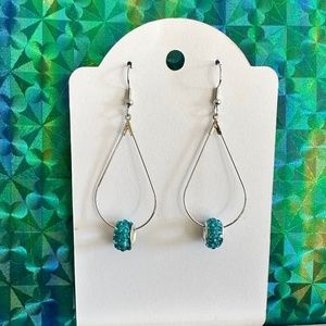 Hand Made - Sterling Silver Teardrop Earrings